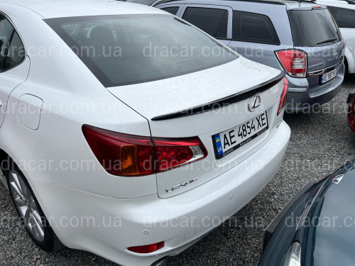 Спойлер лип багажника Lexus IS 2005-2012 ABS пластик, колір чорний глянець артикул 8084