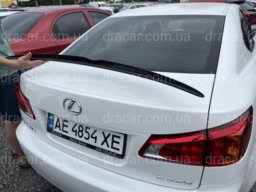 Спойлер лип багажника Lexus IS 2005-2012 ABS пластик, колір чорний глянець артикул 8084