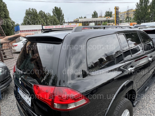 Спойлер козирок Mitsubishi Pajero Sport 2008-2016 ABS пластик. ЯКІСТЬ! артикул 5210
