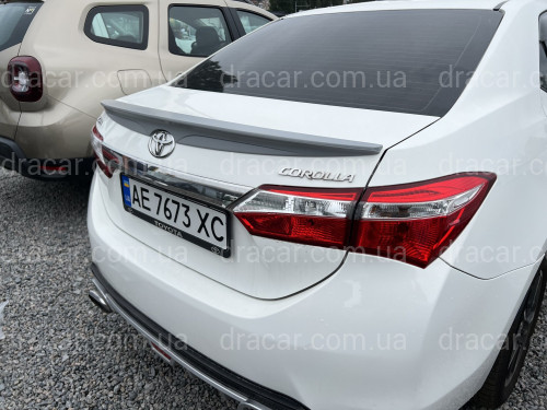 Спойлер ліп багажника Toyota Corolla ЄВРОПА 2013-2018 ABS пластик під фарбування артикул 4629