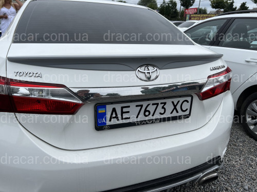 Спойлер ліп багажника Toyota Corolla ЄВРОПА 2013-2018 ABS пластик під фарбування артикул 4629
