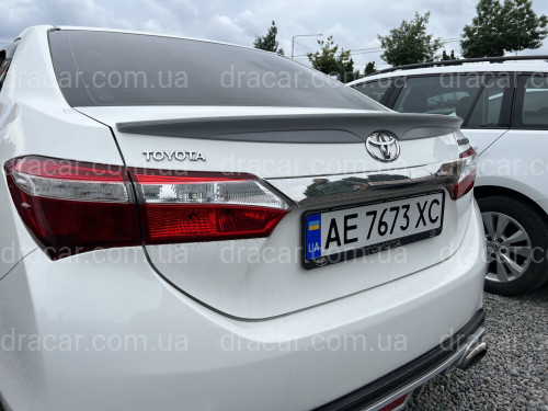Спойлер ліп багажника Toyota Corolla ЄВРОПА 2013-2018 ABS пластик під фарбування артикул 4629