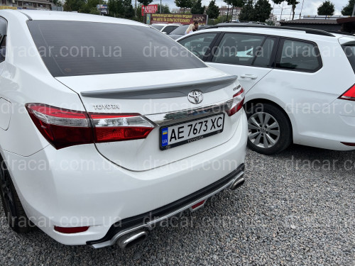 Спойлер ліп багажника Toyota Corolla ЄВРОПА 2013-2018 ABS пластик під фарбування артикул 4629