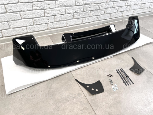 Спойлер козирок Toyota Land Cruiser 100 / Lexus LX 470 1998-2007 ABS пластик колір чорний, модель Maxi артикул 3902