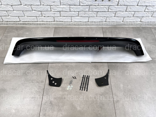 Спойлер козирок Toyota Land Cruiser 100 / Lexus LX 470 1998-2007 ABS пластик колір чорний, модель Maxi артикул 3902