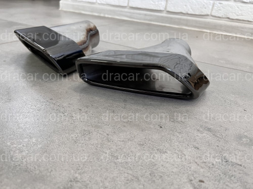 Насадки на вихлопні труби M Perfomance BMW G30 / G31 2017-2023 чорні артикул 8148