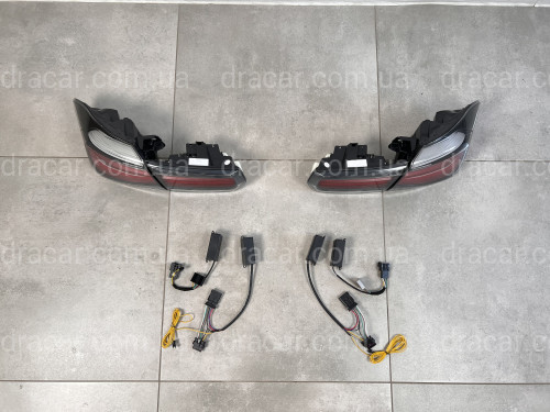 Задні LED ліхтарі BMW 3 series F30 2012-2018 димчасті, 4шт. артикул 8166