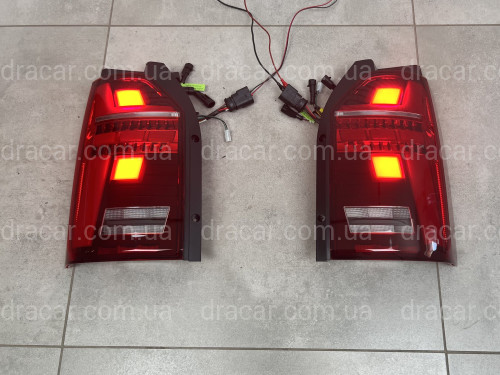 Задні LED ліхтарі стиль Multivan T6.1 2020+ для Volkswagen T6 2015-2019 ляда 2шт. артикул 8164