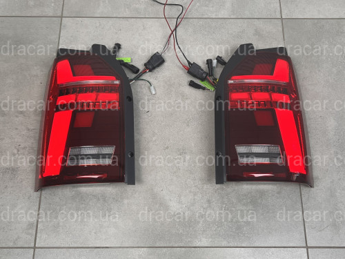 Задні LED ліхтарі стиль Multivan T6.1 2020+ для Volkswagen T6 2015-2019 ляда 2шт. артикул 8164