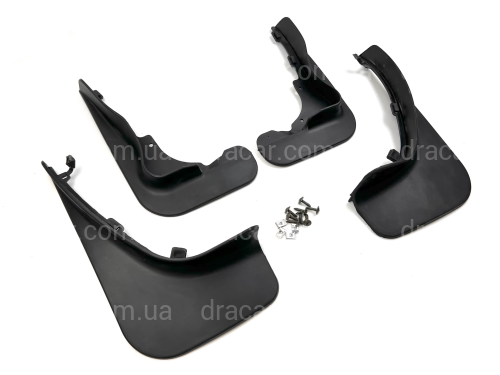 Бризковики Mercedes-Benz B Class W245 2006-2011, комплект 4шт. артикул 8056
