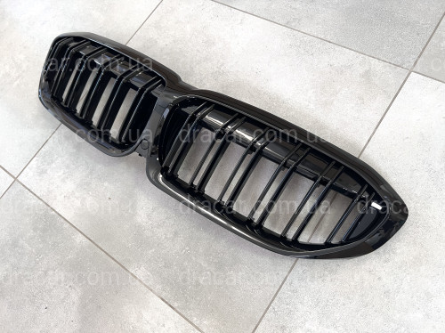 Решітка радіатора ніздрі M-Look для BMW 3 Series G20 / G21 2018-2022 черный глянец артикул 8214