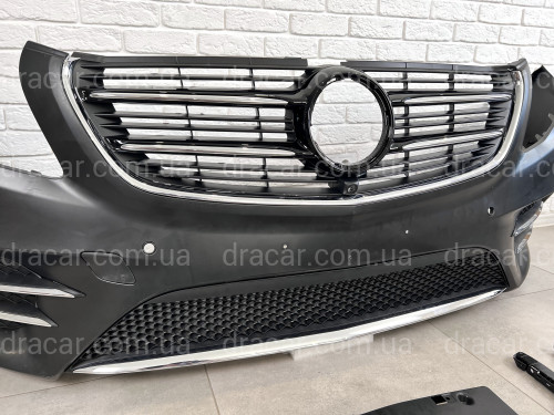 Бампер передній AMG Mercedes V Class Vito Metris W447 2014-2023 артикул 8197
