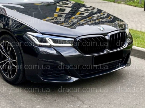 Решітка радіатора ніздрі стиль M5 F90 для BMW 5 Series G30 / G31 2020+ чорний глянець артикул 8212
