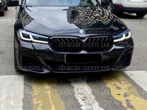Решітка радіатора ніздрі стиль M5 F90 для BMW 5 Series G30 / G31 2020+ чорний глянець артикул 8212