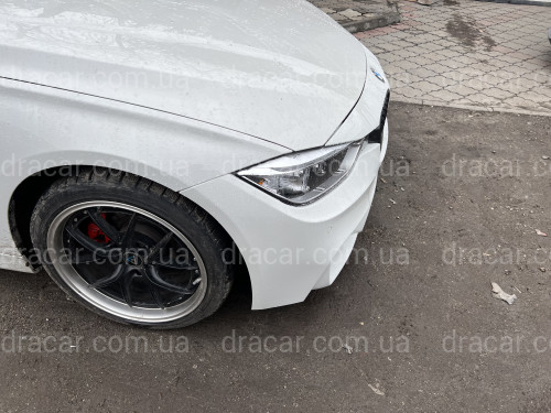 Передній бампер M3 стиль BMW 3 Series F30 F31 2012-2018 (під омивачі / з отворами під парктроніки) артикул 7916