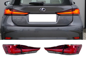 Задні ліхтарі рестайлінг 2018+ для Lexus CT 2010-2021, комплект 4шт (для 2010-2017 підходять тільки з накладкою багажника рестайлінг)