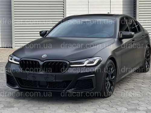 Решітка радіатора ніздрі стиль M5 F90 для BMW 5 Series G30 / G31 2020+ чорний глянець артикул 8212