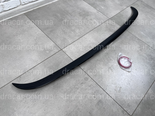 Спойлер лип багажника BMW series 5 E60 2004-2009 ABS пластик, колір чорний глянець артикул 8356