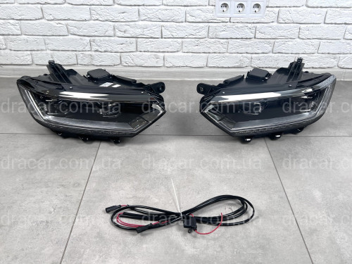 Фари FULL LED Volkswagen Passat B8 ЄВРОПА 2015-2019 артикул 7022