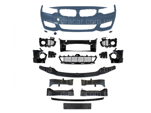 Бампер передній у сборі M пакет для BMW 4 series F32 / F33 / F36 2013-2020 артикул 8388