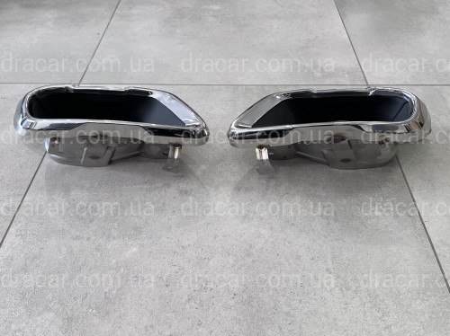 Насадки на вихлопні труби CHROME M Paket BMW X5 G05 / X6 G06 / X7 G07 артикул 8231