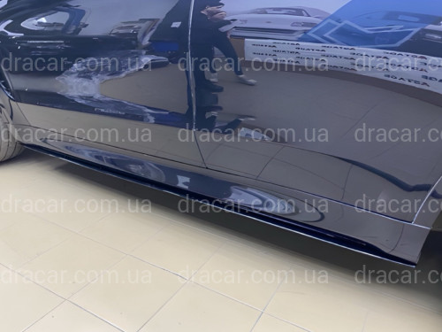 Леза під пороги M-Performance BMW X5 F15 2шт. чорний глянець артикул 7895