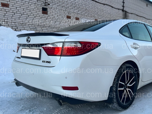 Спойлер лип Lexus ES 2012-2017 ABS пластик, колір чорний  артикул 8418