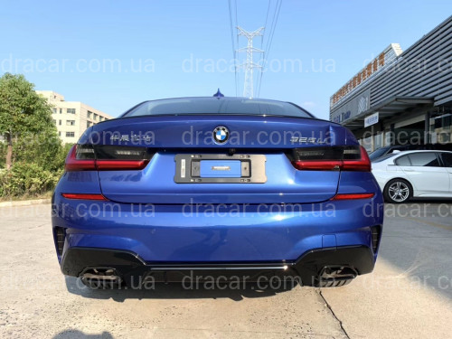 Дифузор накладка заднього бампера M-Performance 340i BMW 3 series G20 2018-2022 артикул 8380