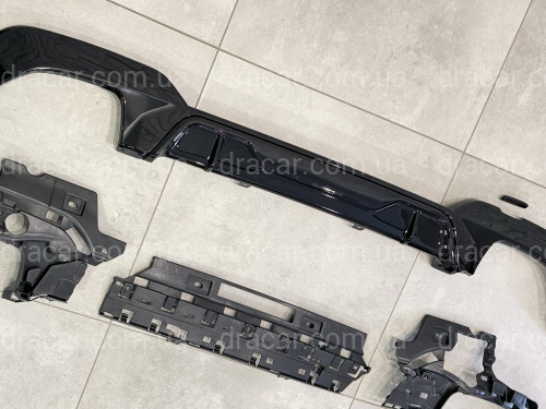 Дифузор накладка заднього бампера M-Performance 340i BMW 3 series G20 2018-2022 артикул 8380