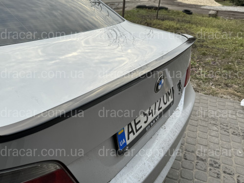 Спойлер лип багажника BMW series 5 E60 2004-2009 ABS пластик, колір чорний глянець артикул 8356