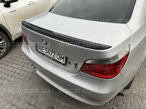 Спойлер ліп багажника BMW series 5 E60 M5 2004-2009 ABS пластик, черний глянець артикул 8425