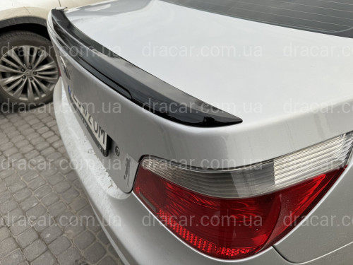 Спойлер ліп багажника BMW series 5 E60 M5 2004-2009 ABS пластик, черний глянець артикул 8425