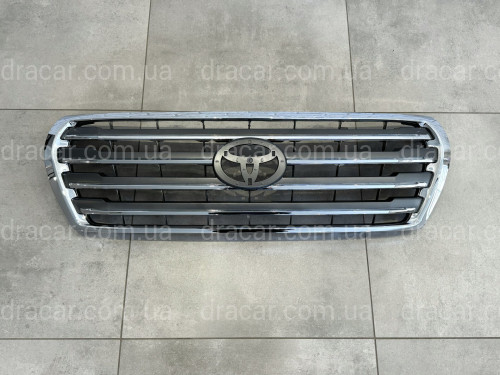 Решітка радіатора дизайн рестайлінг 2012 Toyota Land Cruiser 200 2007-2015 сіра артикул 4076