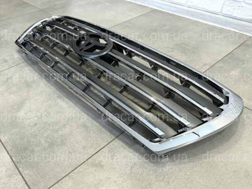 Решітка радіатора дизайн рестайлінг 2012 Toyota Land Cruiser 200 2007-2015 сіра артикул 4076
