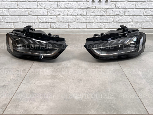 Фари full led Audi A4 B8 2012-2015 (ліва + права) ГАЛОГЕН У ЛЕД артикул 8453