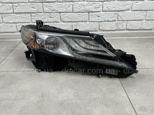 FULL LED права фара рестайлінг XSE 2021 для Toyota Camry 70 USA 2017-2024 артикул 8467