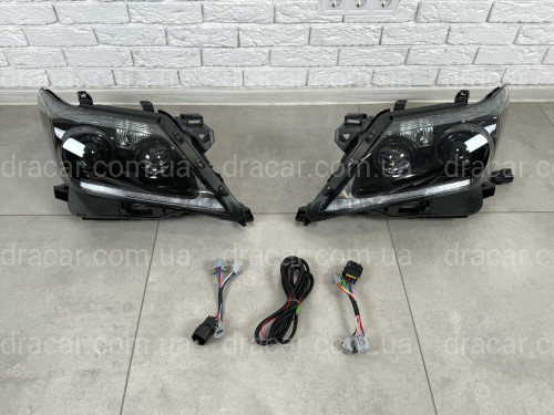 LED фари BLACK Lexus LX 570 2012-2015 2шт. артикул 8458