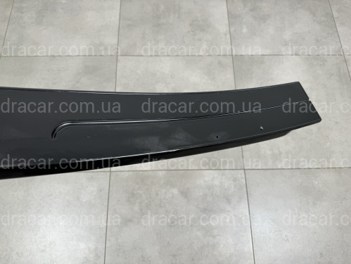 Козирок на скло Hyundai Sonata LF 2015-2019 ABS пластик, чорный глянець артикул 6487