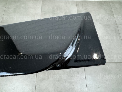 Козирок на скло Hyundai Sonata LF 2015-2019 ABS пластик, чорный глянець артикул 6487