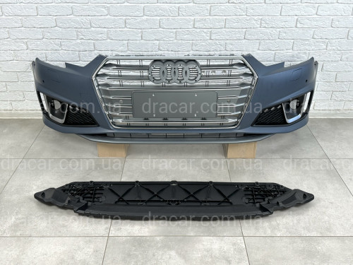 Передній бампер у зборі S-Line 2018- для Audi A4 B9 2015-2019 артикул 8531