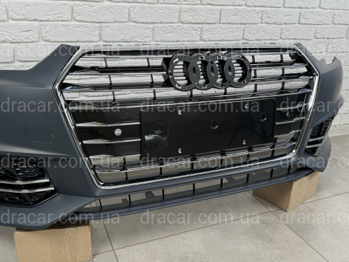 Бампер передній у зборі S-Line для Audi A4 B9 2015-2019 артикул 8530