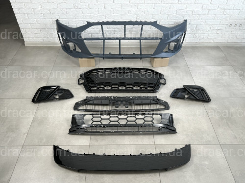 Бампер передній у зборі S-Line для Audi A4 B9 2020- артикул 8529