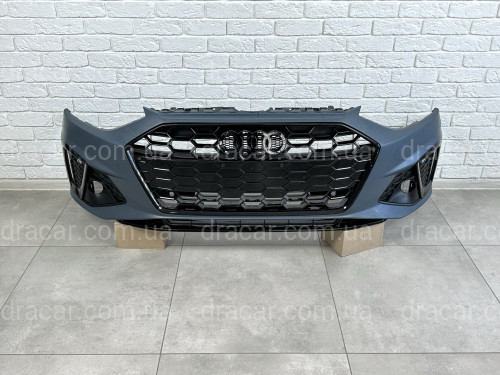 Бампер передній у зборі S-Line для Audi A4 B9 2020- артикул 8529