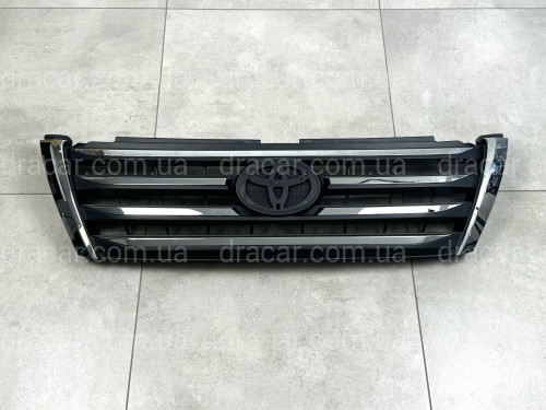 Решітка радіатора LX Mode Toyota Land Cruiser Prado 150 2013-2017 ABS пластик у чорному матовому кольорі артикул 6049
