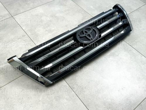 Решітка радіатора LX Mode Toyota Land Cruiser Prado 150 2013-2017 ABS пластик у чорному матовому кольорі артикул 6049