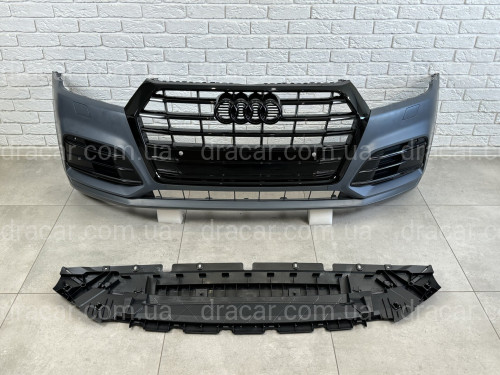 Бампер передній у зборі S-Line BLACK Audi Q5 2017-2020 артикул 8575