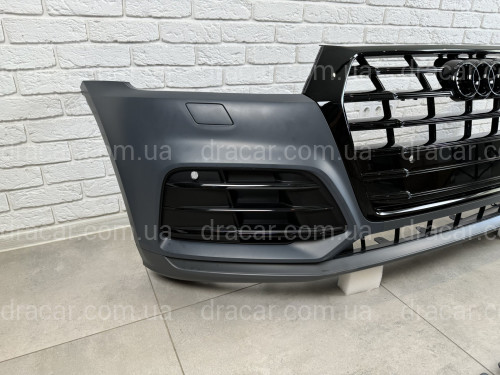 Бампер передній у зборі S-Line BLACK Audi Q5 2017-2020 артикул 8575