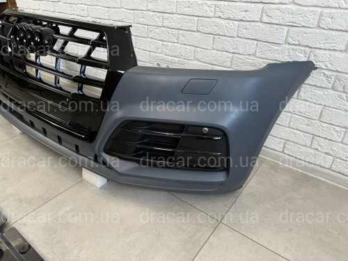 Бампер передній у зборі S-Line BLACK Audi Q5 2017-2020 артикул 8575