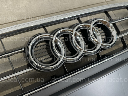 Решітка радіатора Audi A4 B8 2012-2015 сіра з хромом артикул 8608