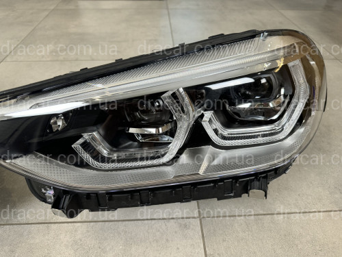 Фари Adaptive LED для рестайлінгу для BMW X3 G01 F97 / X4 G02 F98 2018-2021 2шт. комплектні з блоками артикул 8627